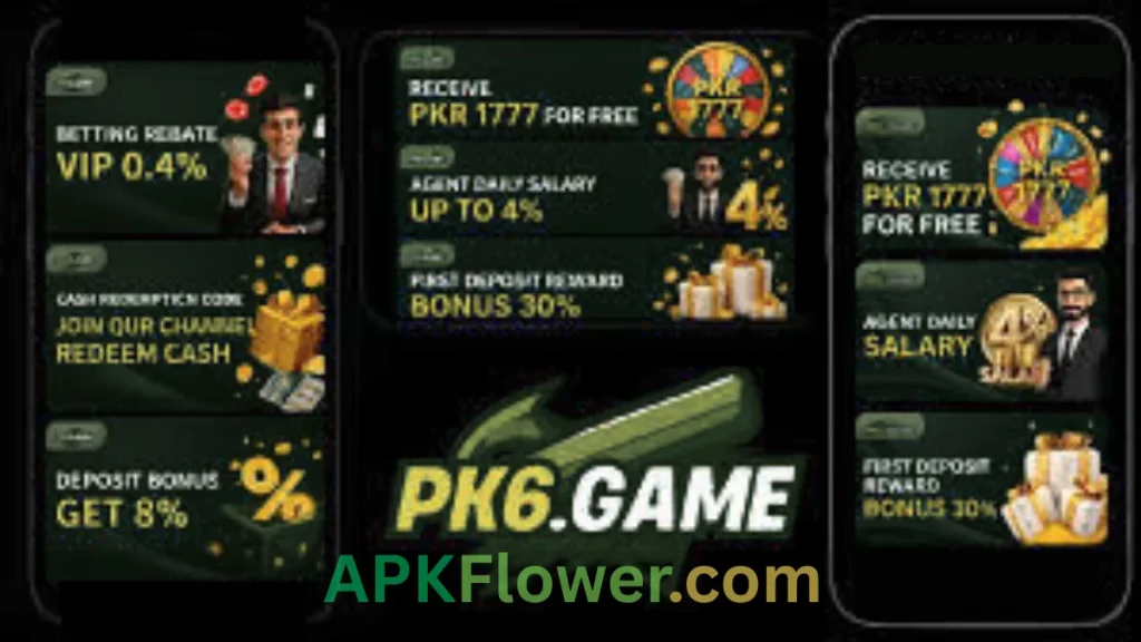PK6 Game APK promotion sections