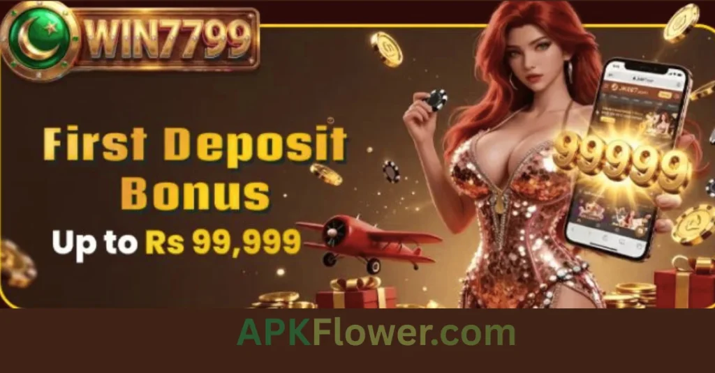 WIN7799 Game APK new user first Deposit extra rewards.